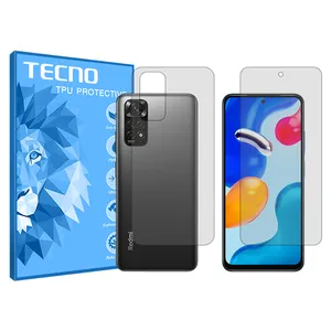 Tecno brand shockproof Hydrogel screen protector glass for Xiaomi Redmi Note 11S along with the back protector