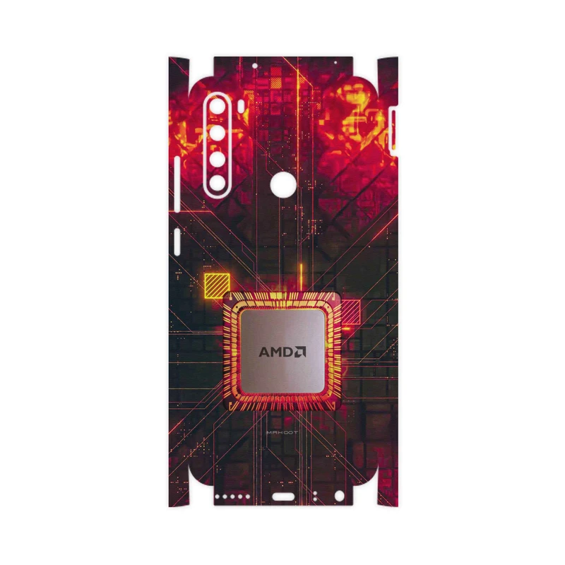 برچسب پوششی ماهوت مدل AMD-Brand-FullSkin مناسب برای گوشی موبایل شیائومی Redmi Note 8 2021