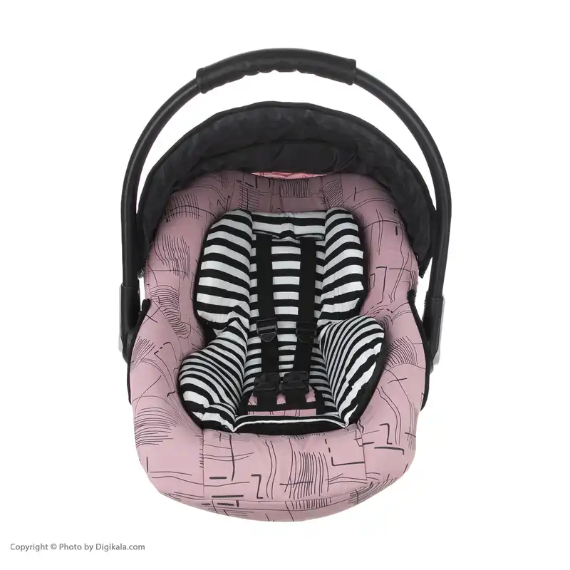 ست کالسکه و کریر دلیجان کد 002 به همراه روروئک و ساک لوازم کودک