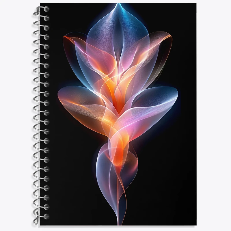 دفتر نت موسیقی 50 برگ خندالو طرح گل مینیمال کد N5875