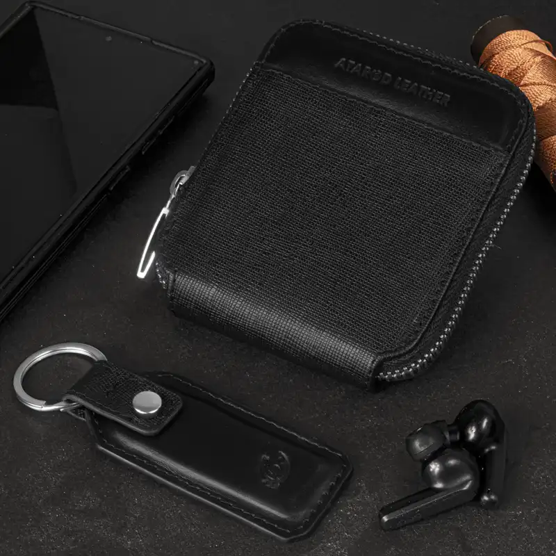 ست هدیه چرم عطارد مدل چرم طبیعی کد A68