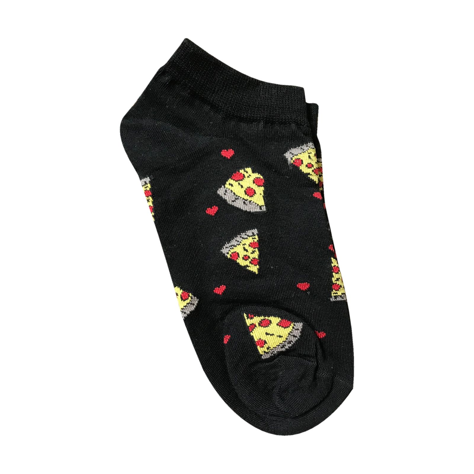 جوراب زنانه تن پوش هنگامه مدل پیتزا کد B-001 -  - 1