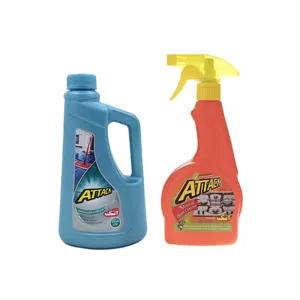 پاک کننده اجاق گاز اتک مدل Spray-01 حجم 500 میلی لیتر به همراه مایع تمیزکننده سنگ و سرامیک اتک مدل 001 حجم 1000 میلی لیتر مجموعه 2 عددی