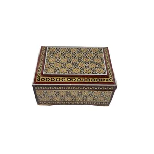 جعبه جواهرات خاتم کاری کد pp913