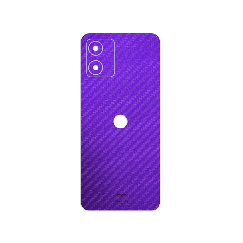 برچسب پوششی ماهوت مدل Purple-Fiber مناسب برای گوشی موبایل موتورولا Moto E13