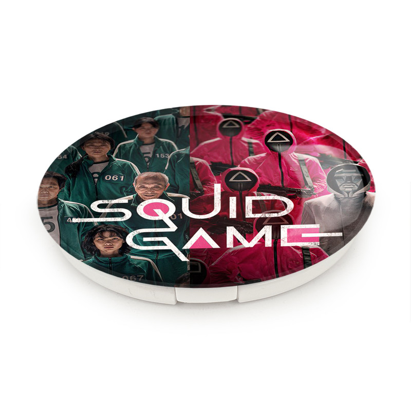آینه جیبی خندالو طرح بازی مرکب Squid Game مدل تاشو کد 10821 آینه جیبی خندالو طرح بازی مرکب Squid Game مدل تاشو کد 10821