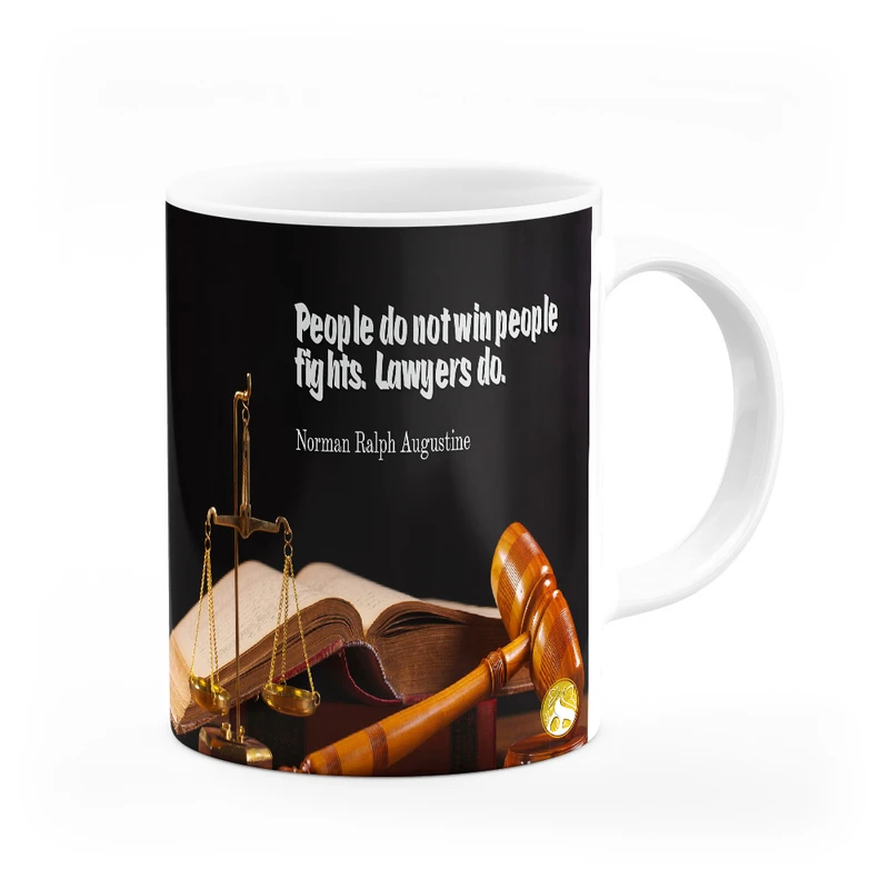 ماگ هومرو طرح حقوق و قضاوت و وکالت مدل MG8804