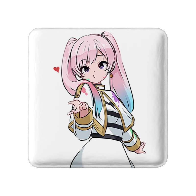 مگنت خندالو طرح انیمه فریرن (Frieren) مدل مربعی کد 33832