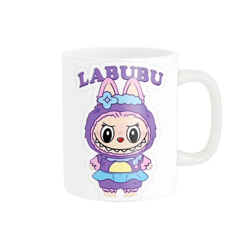 ماگ پاد آفرین طرح عروسک لبوبو  کد 5946