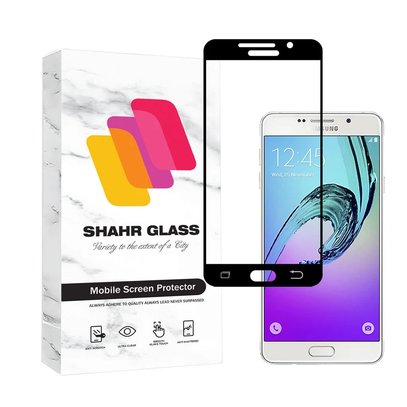 محافظ صفحه نمایش شهر گلس مدل FULSLSH مناسب برای گوشی موبایل سامسونگ Galaxy A7 2016 / Galaxy A710