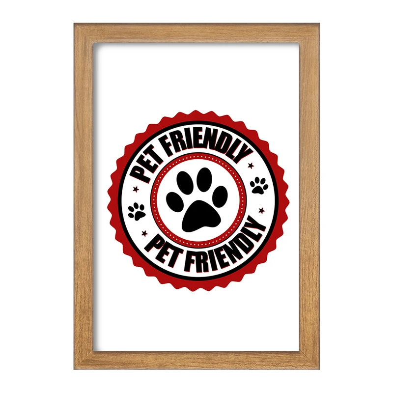 تابلو خندالو مدل حمایت از حیوانات کد 27365