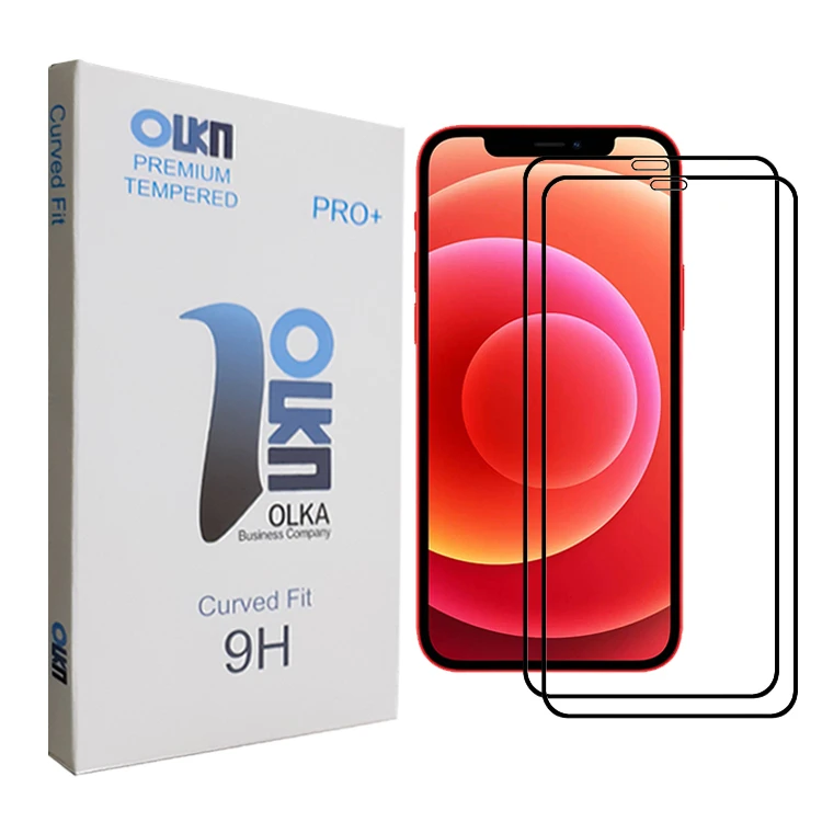 محافظ صفحه نمایش سرامیکی الکا مدل +PRO مناسب برای گوشی موبایل اپل Iphone 12 بسته دو عددی