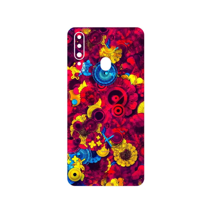 برچسب پوششی ماهوت مدل Vector Flower Garden Digital Art مناسب برای گوشی موبایل سامسونگ Galaxy A20s