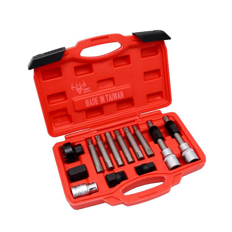 آچار بکس تعمیر دینام مدل سویفت کد YP-TAIWANI-DINAM مجموعه 13 عددی