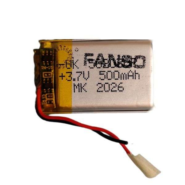 باتری لیتیومی فانسو مدل d500m ظرفیت 500 میلی امپر ساعت باتری لیتیومی فانسو مدل d500m ظرفیت 500 میلی امپر ساعت