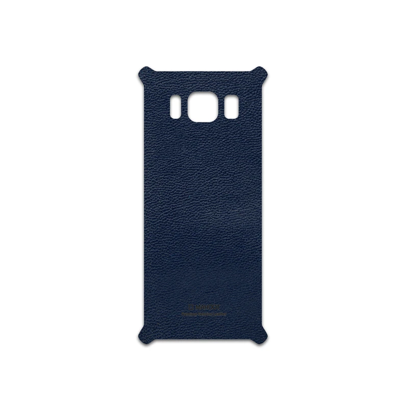 برچسب پوششی ماهوت مدل Deep-Blue-Leather مناسب برای گوشی موبایل سامسونگ Galaxy S8 Active