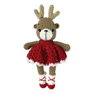 عروسک بافتنی تی سی توی مدل گوزن