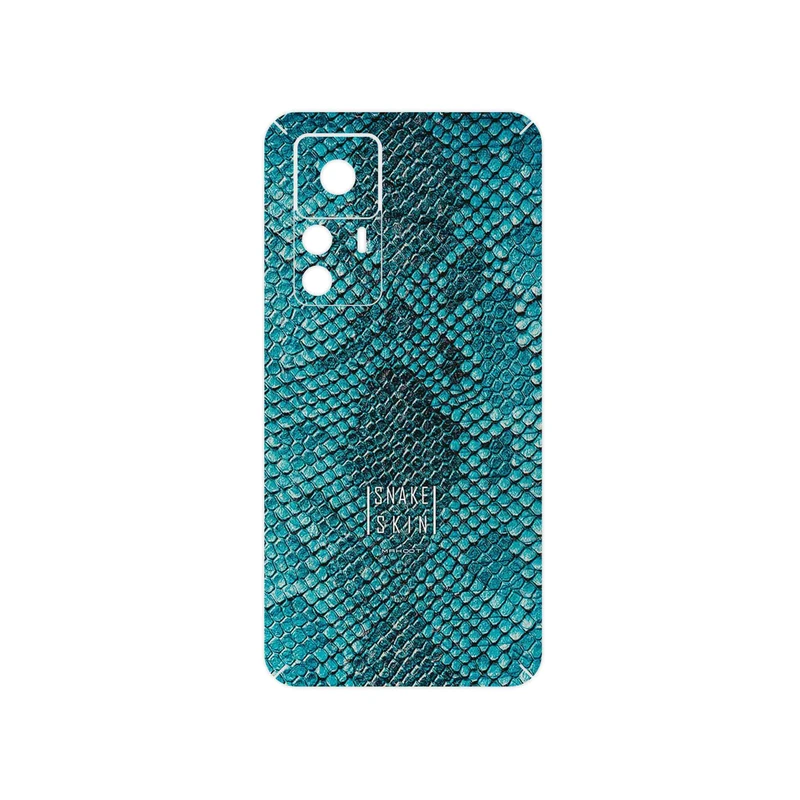 برچسب پوششی ماهوت مدل Blue Snake Skin مناسب برای گوشی موبایل شیائومی 12T