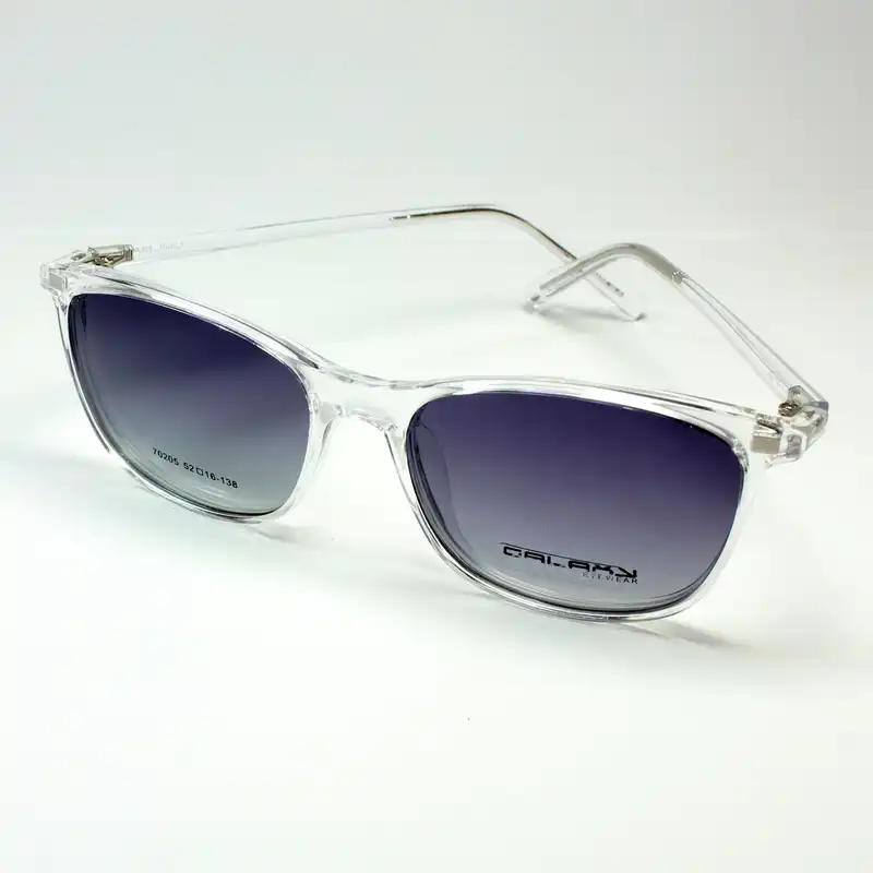 فریم عینک طبی گلکسی مدل 70205 به همراه کاور آفتابی