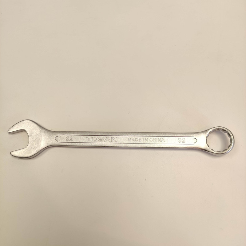 آچار یکسر تخت و یکسر رینگی توسن مدل 32TOS سایز 32 میلی متر