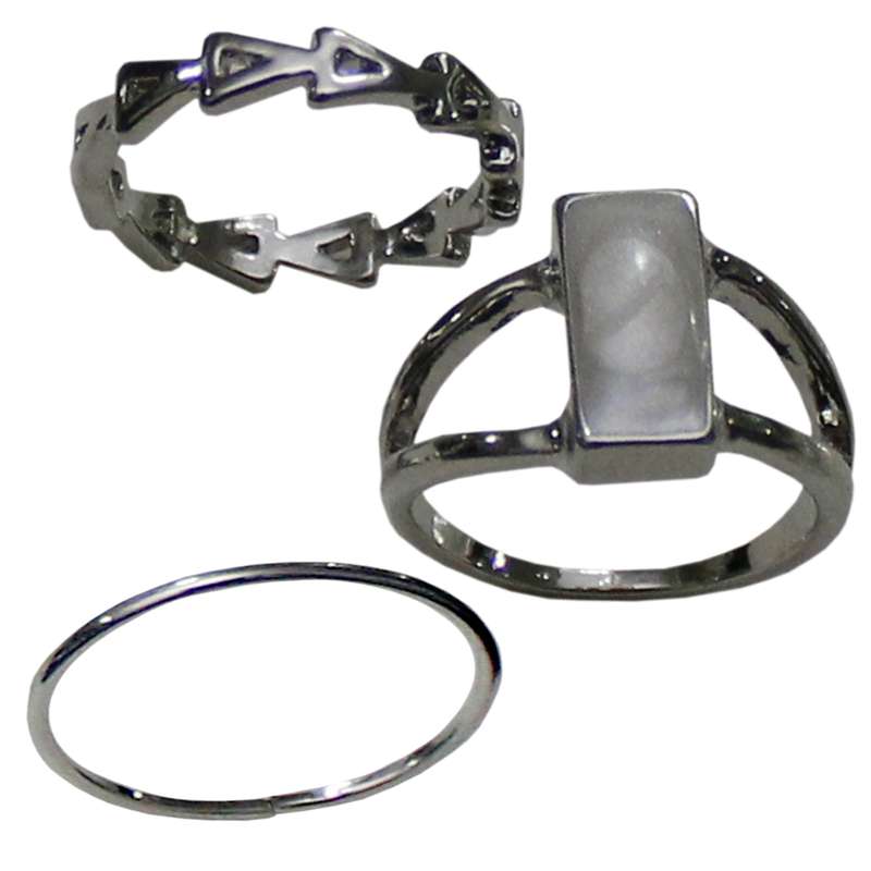 بند انگشتی زنانه کد RKH_1315 مجموعه 3 عددی