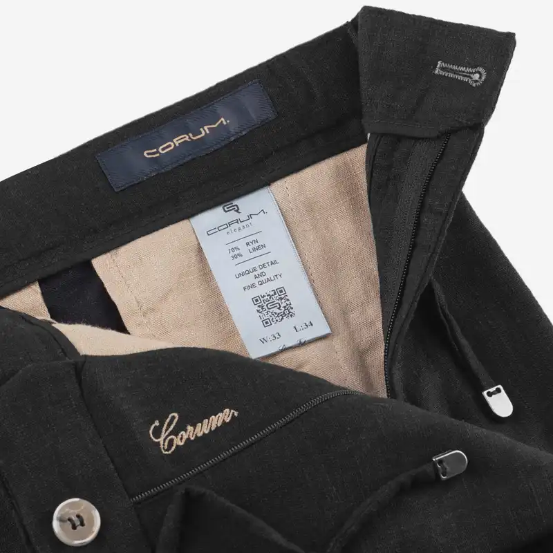 شلوار مردانه کروم مدل لینن کد 2412503