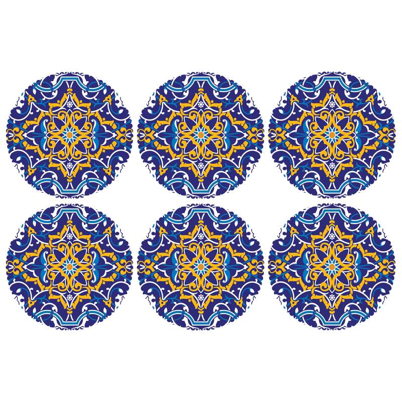 زیر لیوانی مدل C2-42442 بسته 6 عددی زیر لیوانی مدل C2-42442 بسته 6 عددی