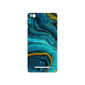MAHOOT Turquoise marblewith golden streaks Cover Sticker for Xiaomi Mi 4c