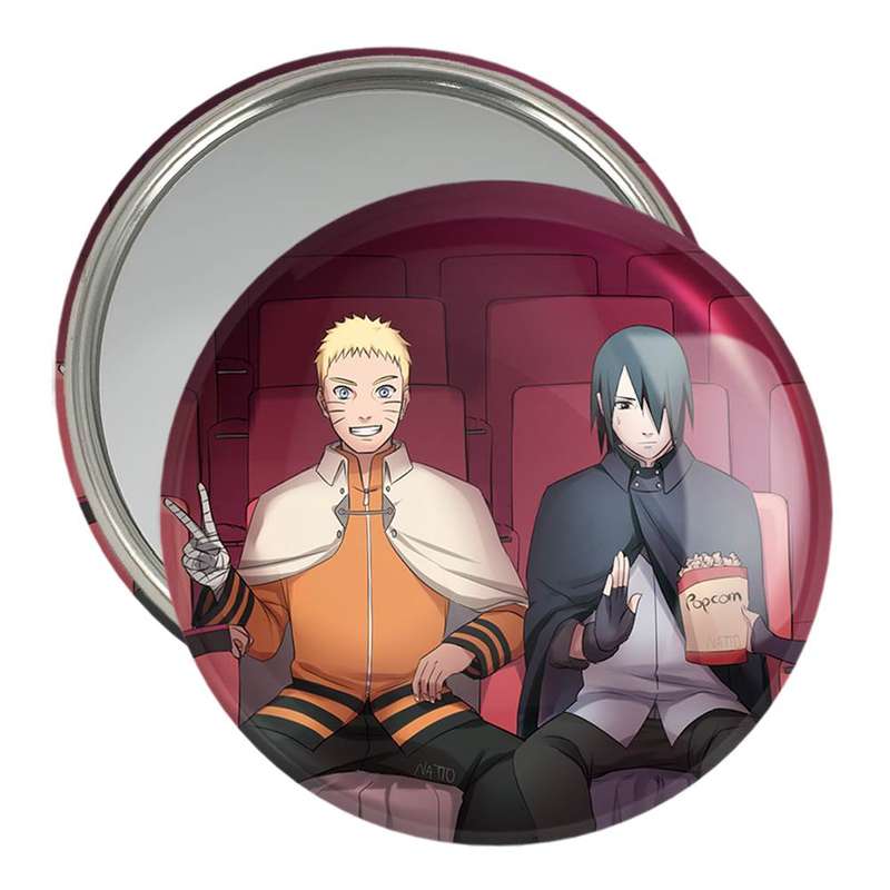 آینه جیبی خندالو مدل ساسکه و ناروتو انیمه بوروتو Boruto  کد 13144