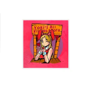 استیکر تزئینی موبایل و تبلت ماسا دیزاین مدل stkv0351 طرح girl.anime