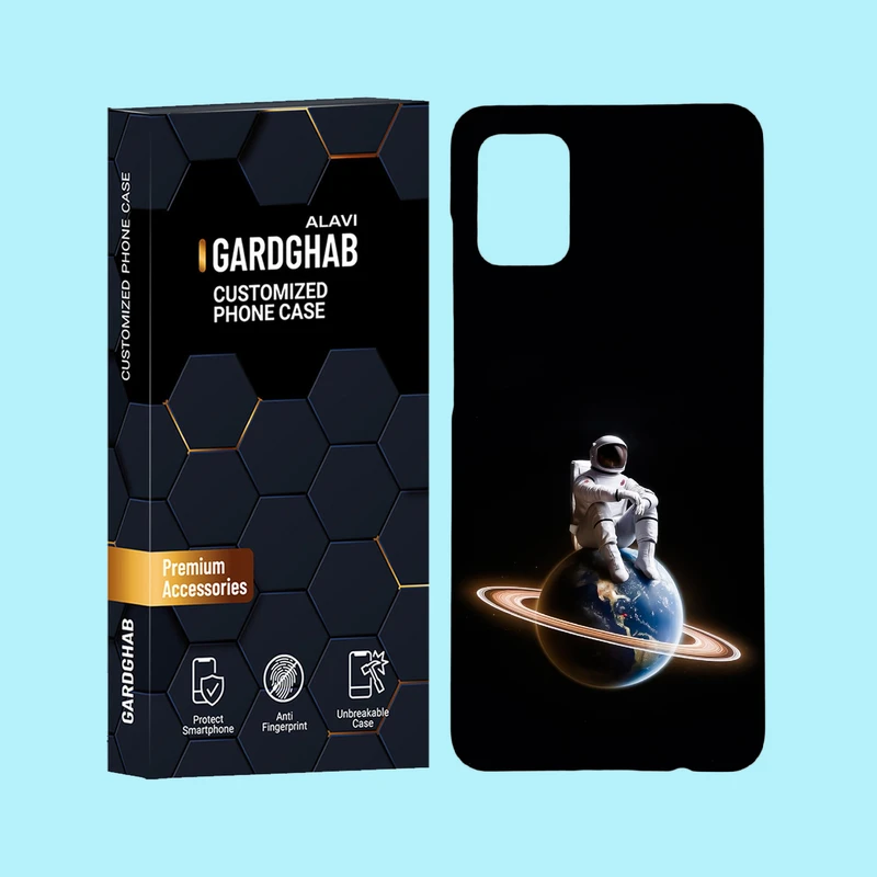 کاور گارد قاب علوی مدل فضانورد مناسب برای گوشی موبایل سامسونگ Galaxy A51 4G