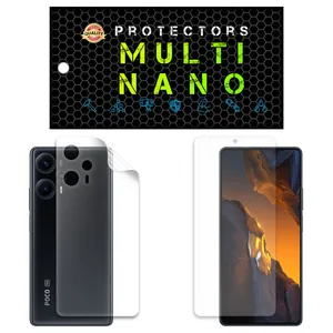 Multi nano X-SFB Model Anti Reflex Screen Protector Suitable For Xiaomi Poco F5 Mobile Phone Along With The Back Protector
