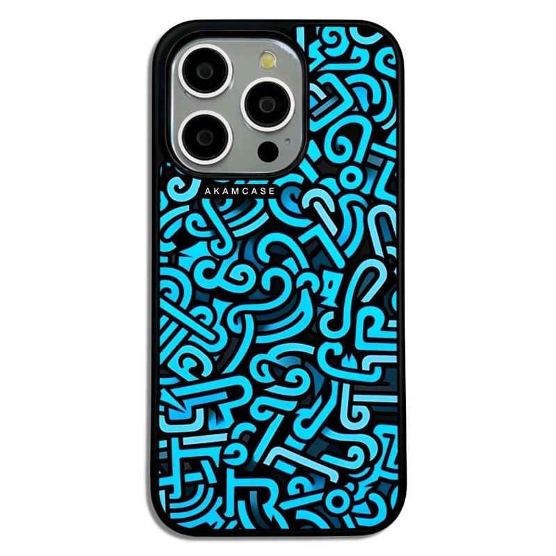 کاور آکام مدل AMC-WA15PRO-DOODLE9 مناسب برای گوشی موبایل اپل iPhone 15 Pro