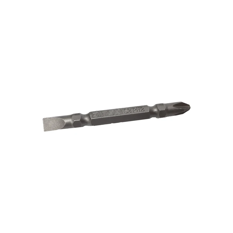 سری پیچ گوشتی یک سر چهارسو یک سر دو سو دینگشی مدل s2 tool steel بسته 10 عددی