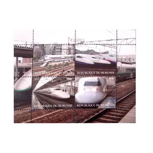 تمبر یادگاری مدل قطار تندرو کد DS2685 مجموعه 4 عددی