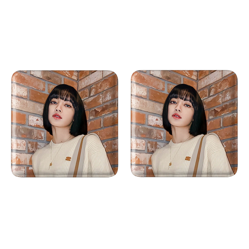 پیکسل خط خطی مدل لیسا بلک پینک کد 14249 به همراه مگنت