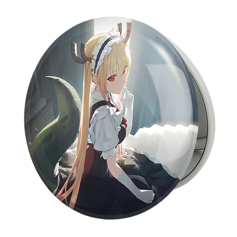 آینه جیبی خندالو طرح توهرو انیمه اژدهای خدمتکار کوبایاشی مدل تاشو کد 36331