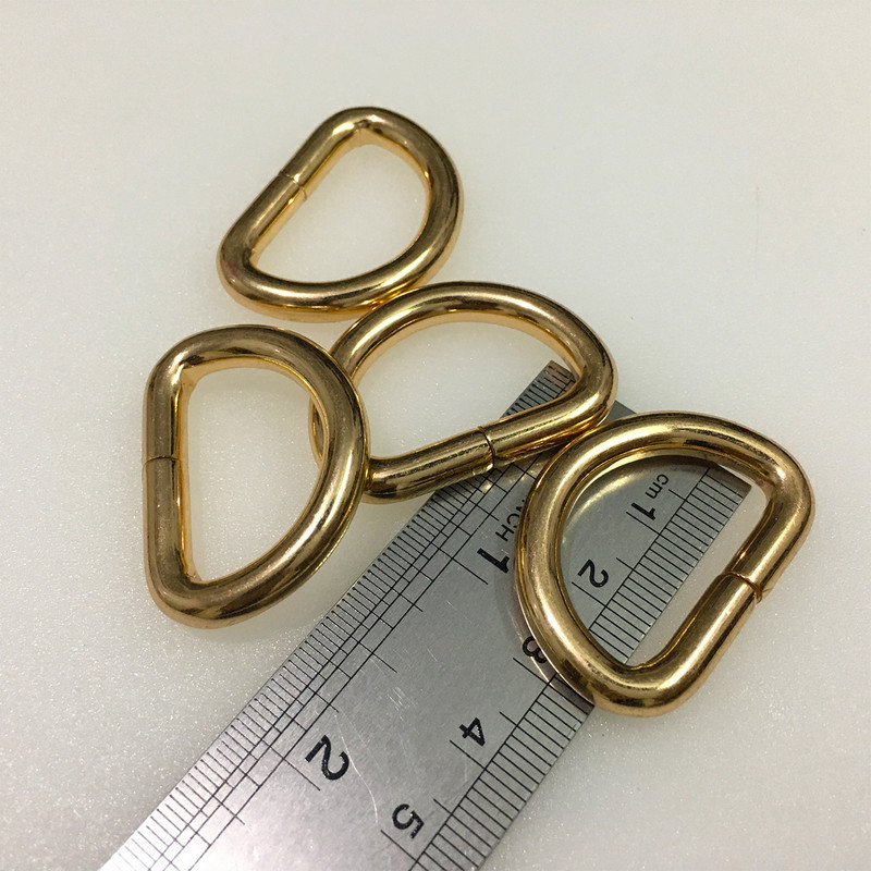 یراق کیف دوزی مدل نیم حلقه کد Y-2.5cmGld بسته 4 عددی