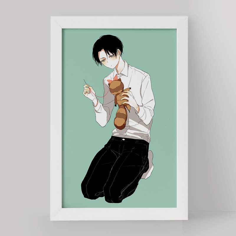 تابلو خندالو مدل لیوای اکرمن انیمه اتک آن تایتان Attack on Titan کد 18627