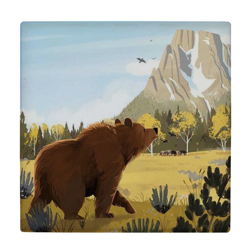 زیر لیوانی طرح خرس کد    3615941_1529