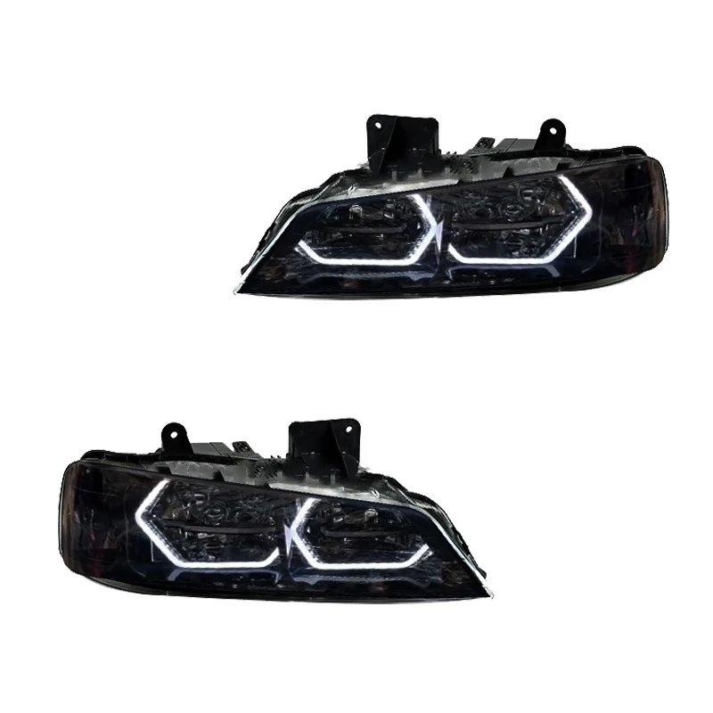 چراغ جلو خودرو گروه پژوهش صنعت مدرن مدل 3D-I8-W دو حالته مناسب برای پژو پارس بسته دو عددی