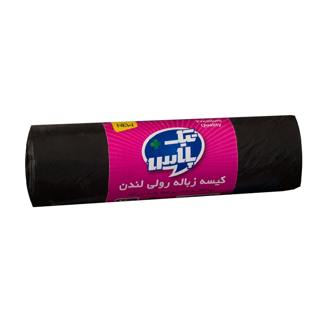 کیسه زباله تیک پلاس مدل لندن بسته 20 عددی