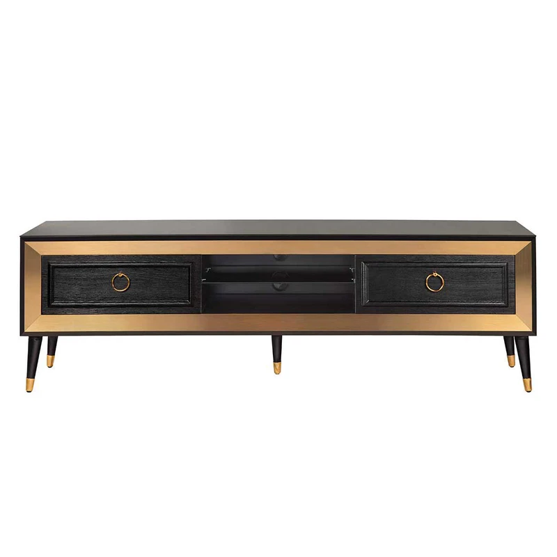 میز تلویزیون ناژینو مدل 219140 گلدن مناسب برای تلویزیون تا 49 اینچ