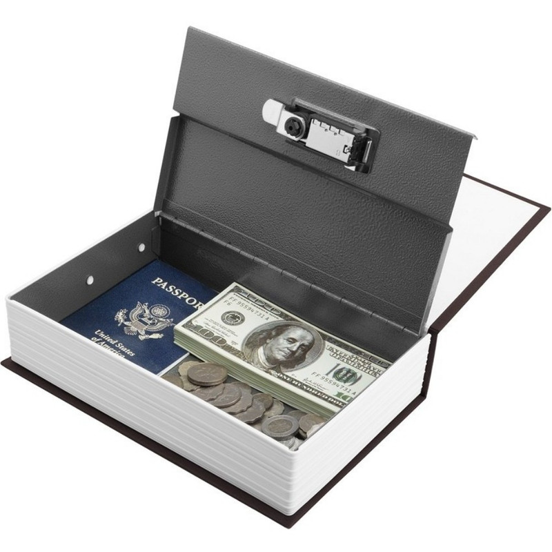 گاوصندوق مدل کتابی طرح دیکشنری قفل رمزدار وزن 1 کیلوگرم