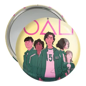 آینه جیبی خندالو مدل بازی مرکب Squid Game  کد 10811