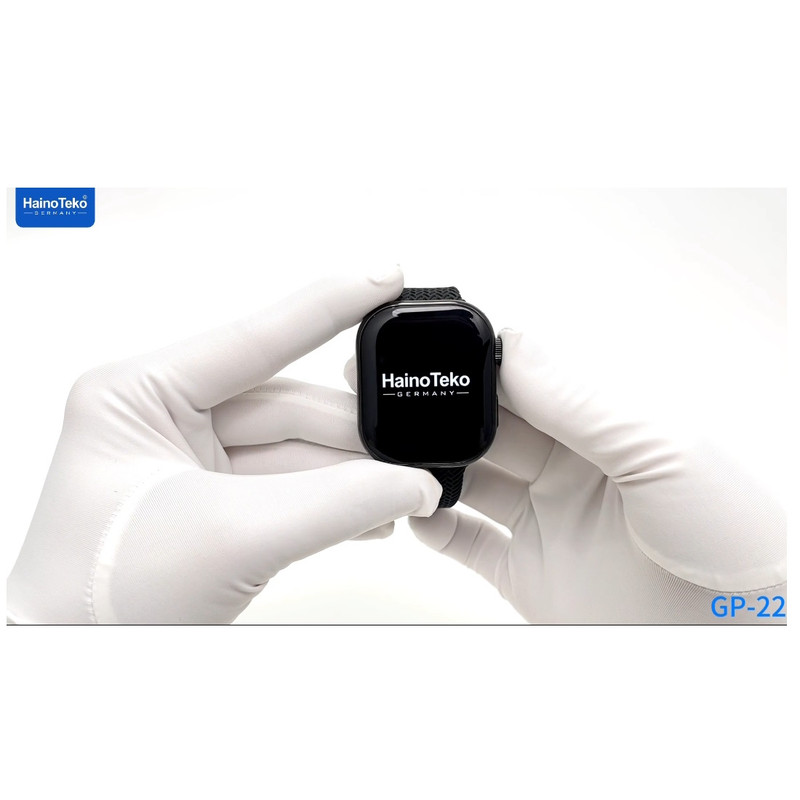 ساعت هوشمند هاینو تکو مدل MAR AMOLED GP-22 SMART دارای قابلیت های کنترل موسیقی (Music Player) بند سیلیکون