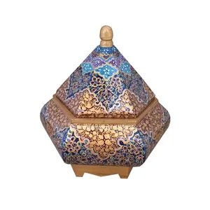 جعبه جواهرات استخوانی طرح تذهيب کد B 310
