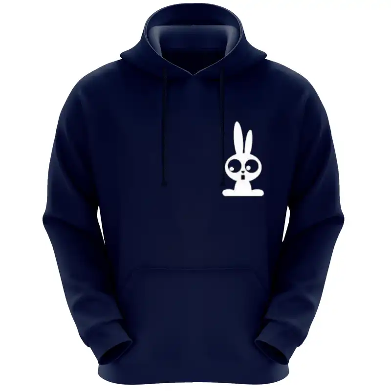 هودی زنانه مدل خرگوش F260 رنگ سرمه ای