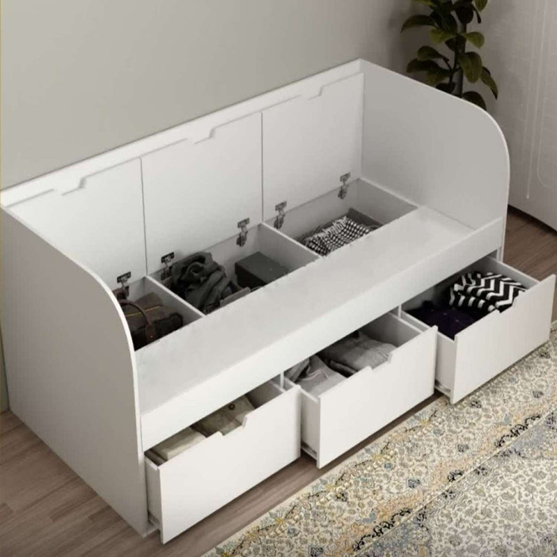 تخت خواب یک نفره مدل مبلی سایز 90×200 سانتی متر