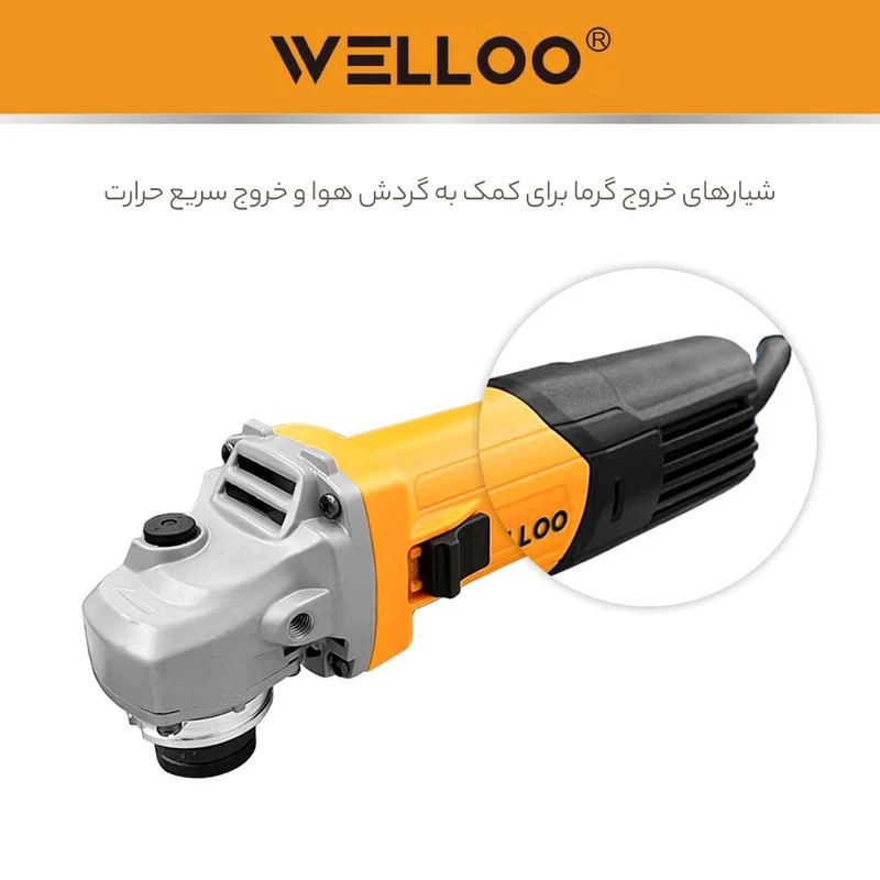 مینی فرز 115 میلی متری 760 وات ولوو مدل 63115